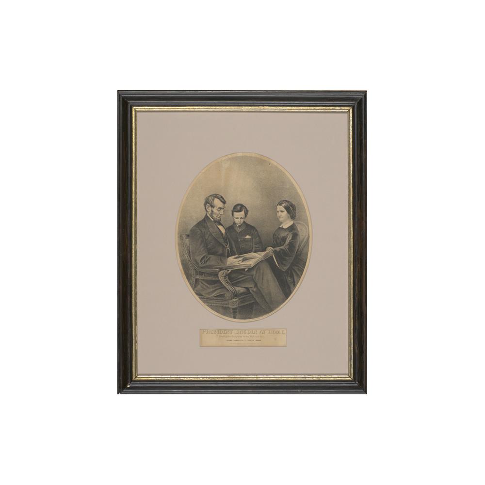 Image: President Lincoln at Home