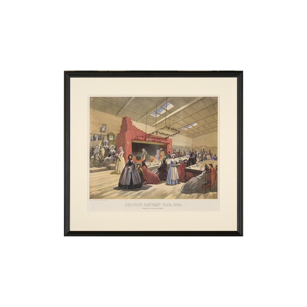 Image: Brooklyn Sanitary Fair, 1864, New England Kitchen