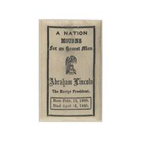Image: Lincoln mourning ribbon