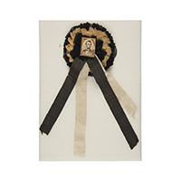 Image: Lincoln mourning ribbon with rosette