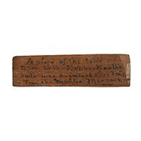 Image: Montauk table fragment