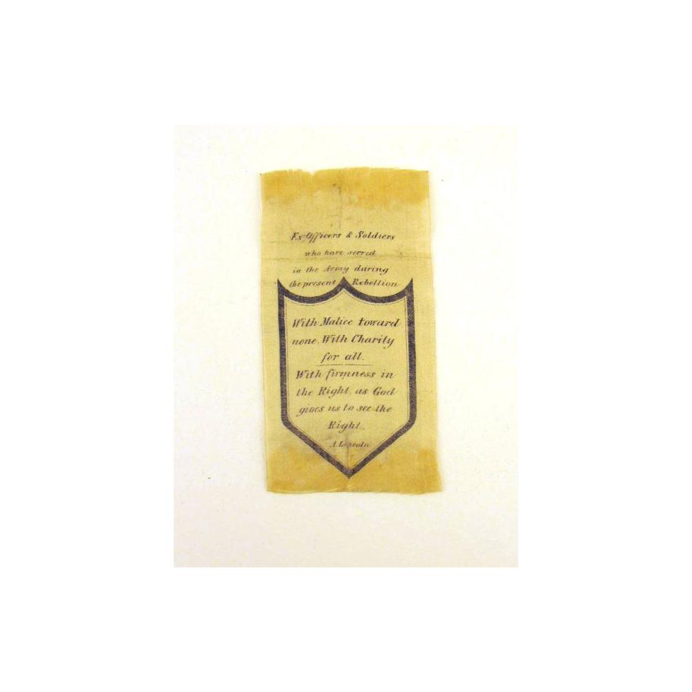 Image: Abraham Lincoln mourning ribbon