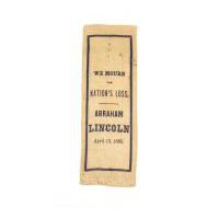 Image: Lincoln mourning ribbon