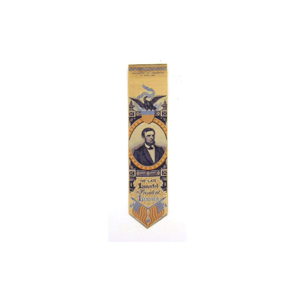 Image: Late Lamented President Lincoln Stevengraph