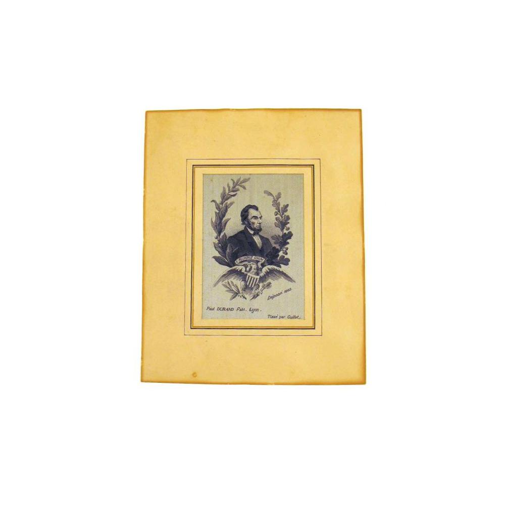 Image: French silk Lincoln mourning ribbon