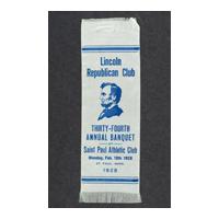 Image: Lincoln Republican Club ribbon