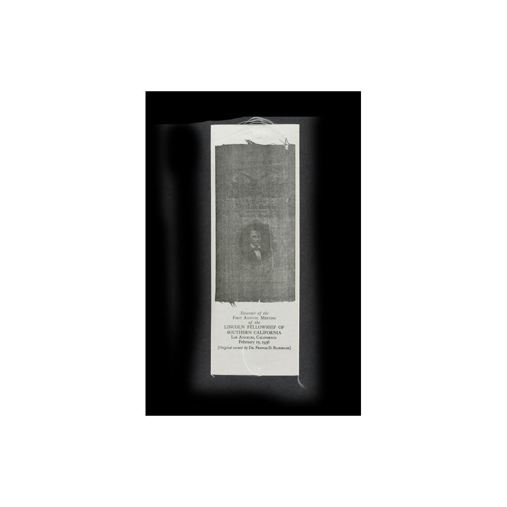 Image: Lincoln Fellowship of Southern California ribbon