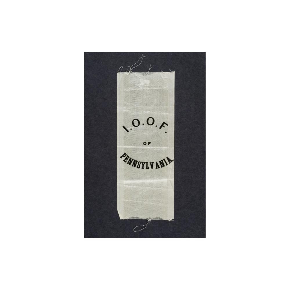 Image: Independent Order of Odd Fellows mourning ribbon