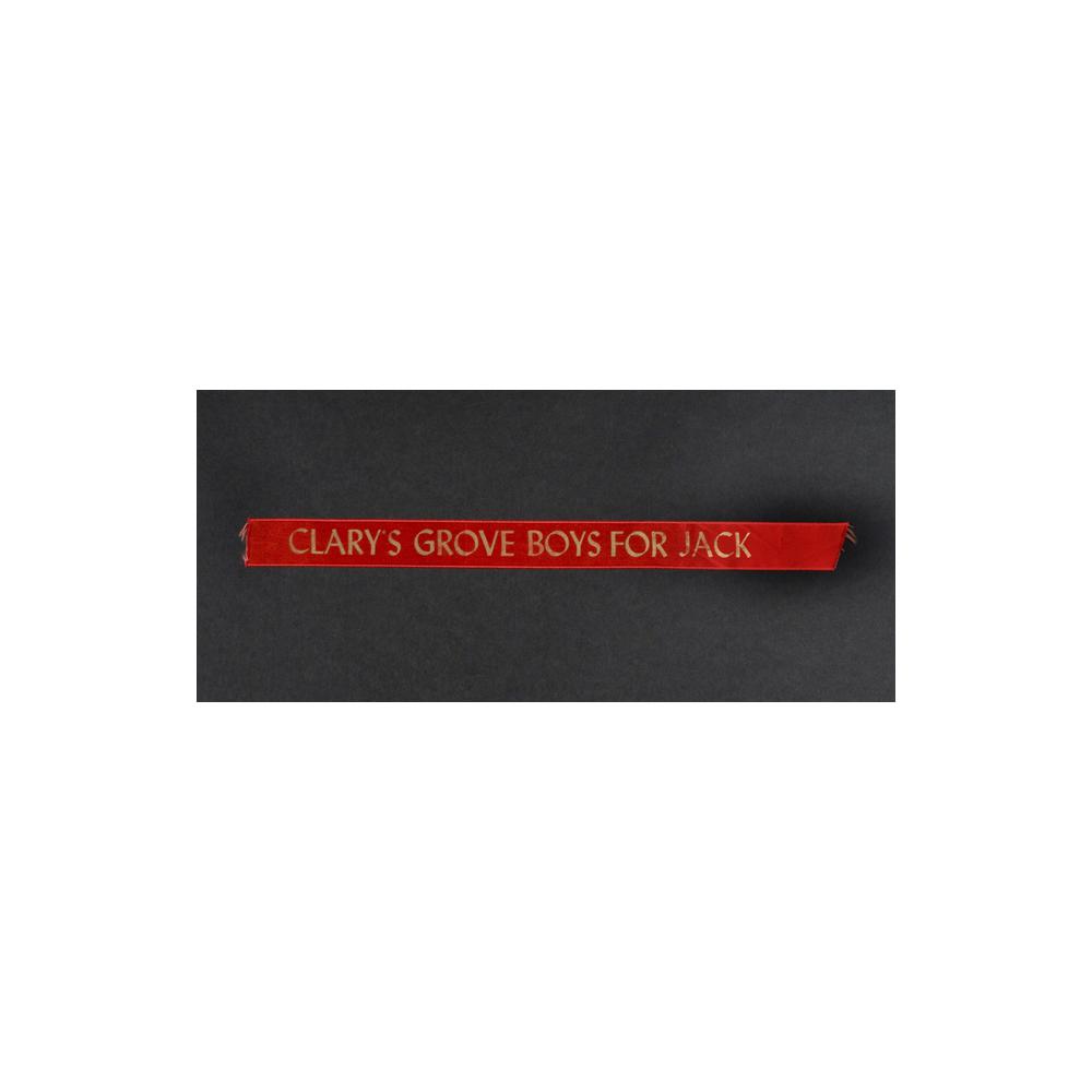 Image: Clary's Grove Boys ribbon