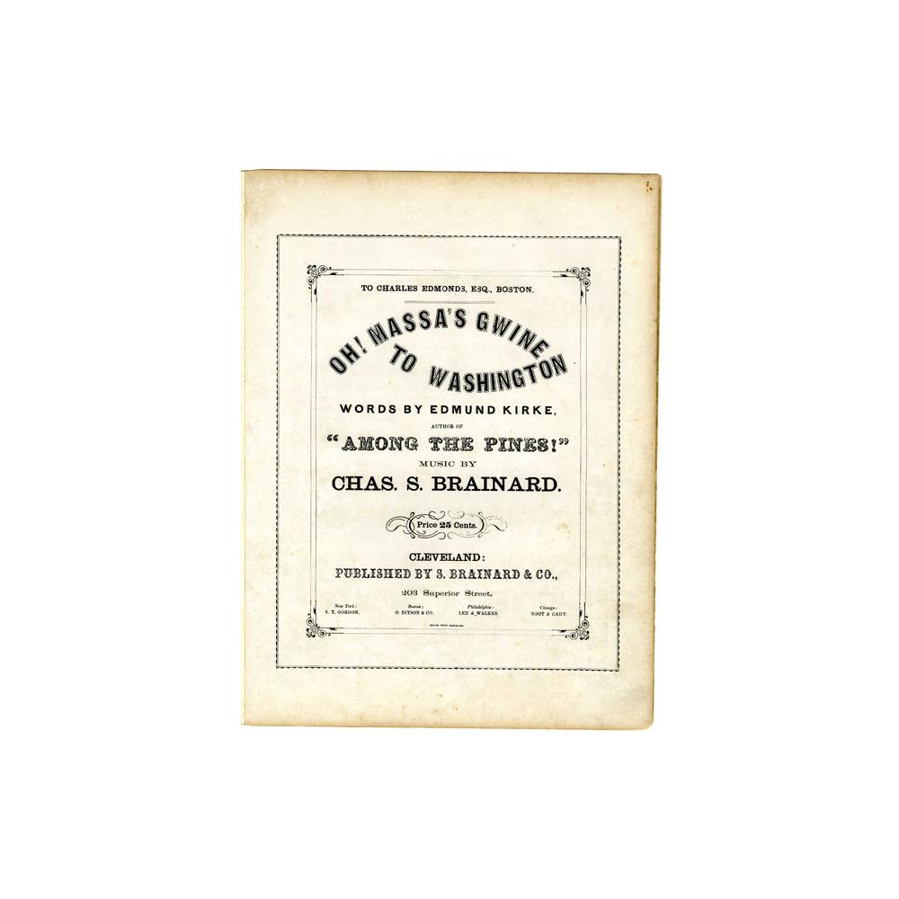 Image: Oh! Massa's Gwine to Washington