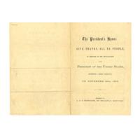 Image: The President's Hymn: Give Thanks, All Ye People