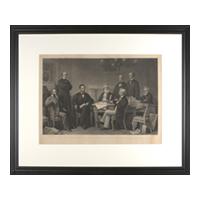 Image: The First Reading of the Emancipation Proclamation Before the Cabinet