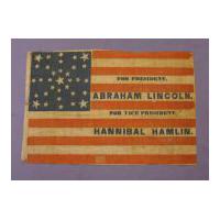 Image: Lincoln and Hamlin campaign flag