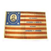 Image: Douglas and Johnson campaign flag