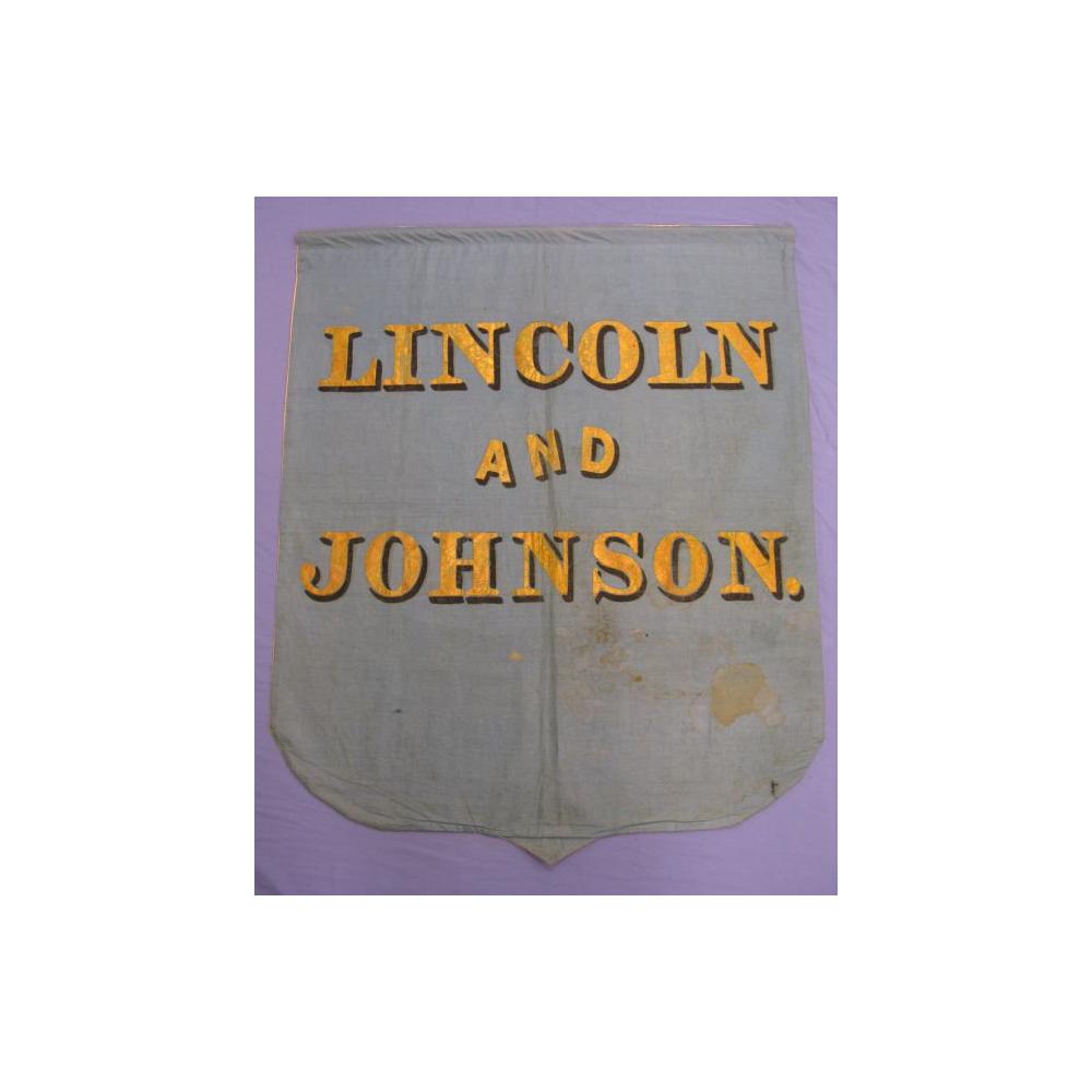 Image: Lincoln and Johnson banner