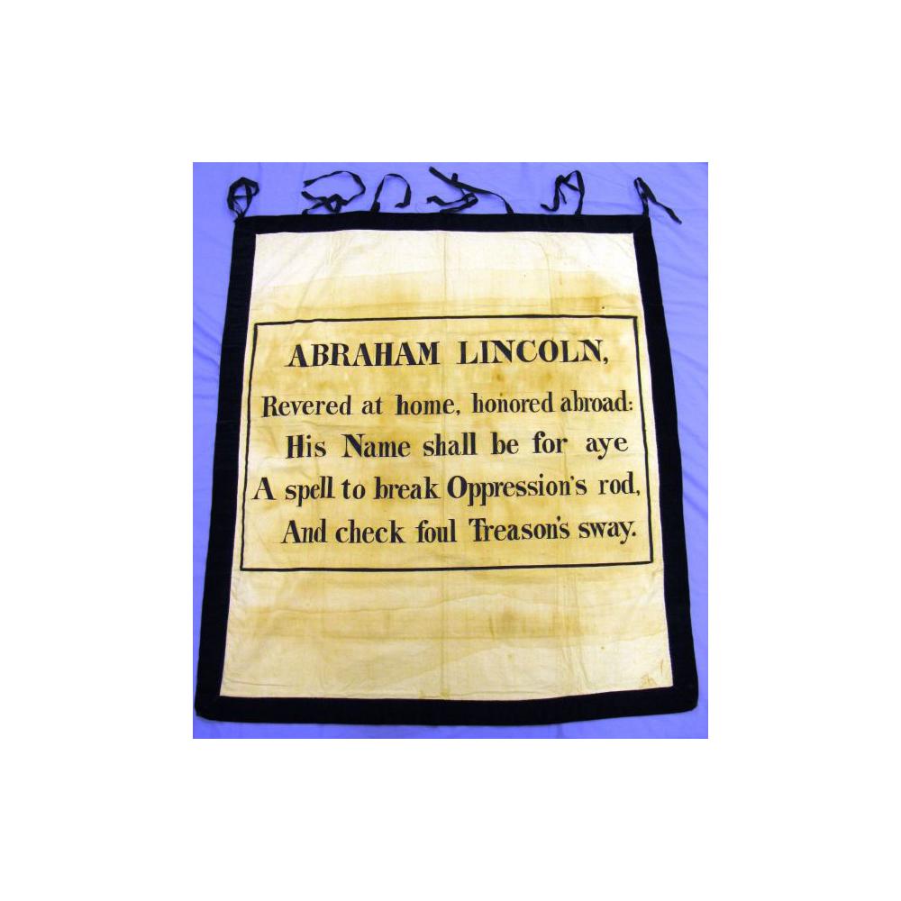 Image: Lincoln Mourning Banner