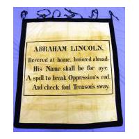 Image: Lincoln Mourning Banner