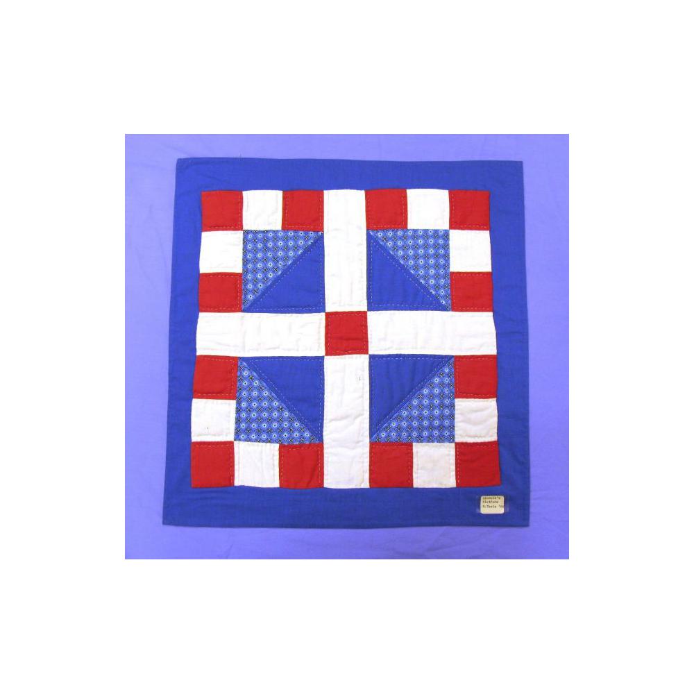 Image: pieced quilt block, Lincoln's Platform