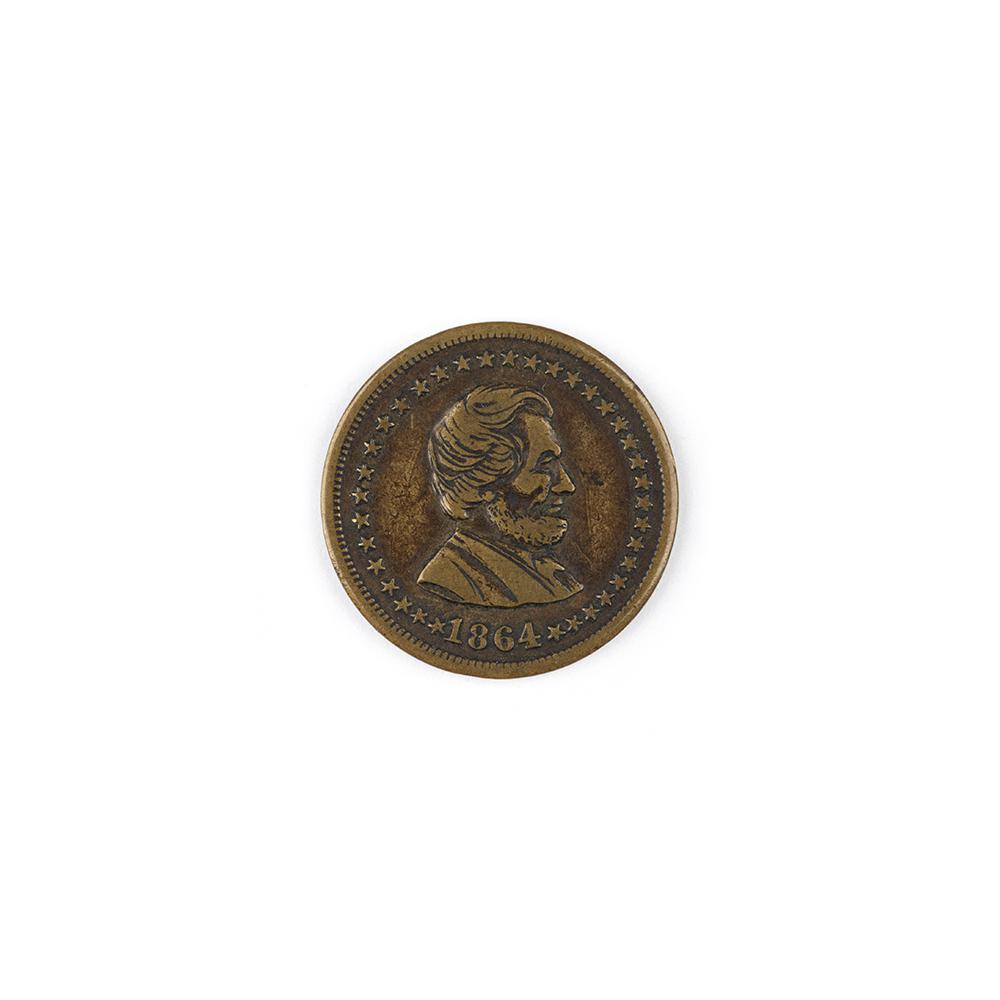 Image: Abraham Lincoln campaign token
