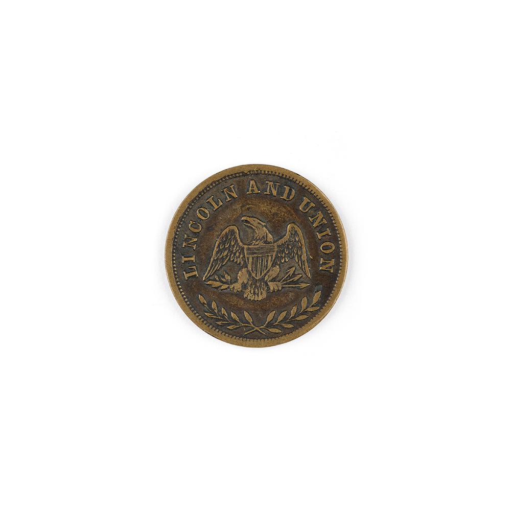 Image: Abraham Lincoln campaign token