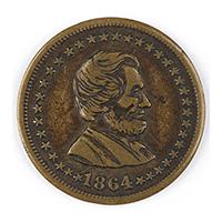 Image: Abraham Lincoln campaign token