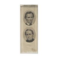 Image: Lincoln and Hamlin campaign ribbon