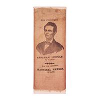 Image: Abraham Lincoln campaign ribbon