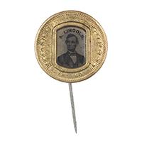 Image: Abraham Lincoln political button