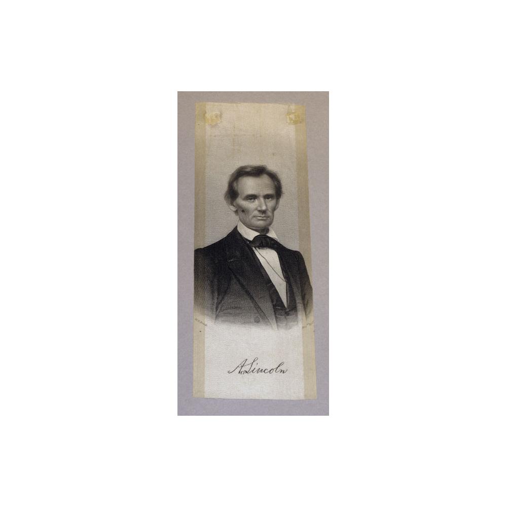 Image: Abraham Lincoln campaign ribbon