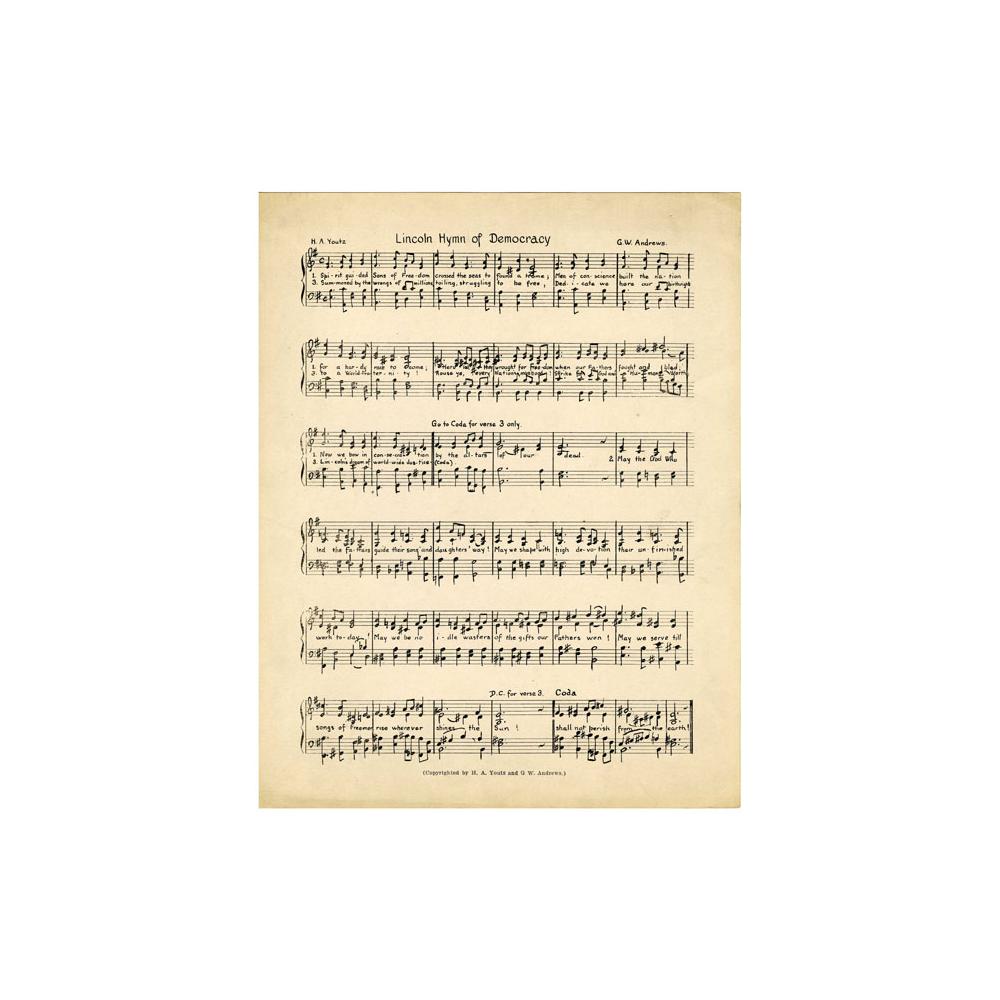 Image: Lincoln Hymn of Democracy
