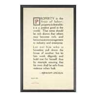 Image: Property is the Fruit of Labor