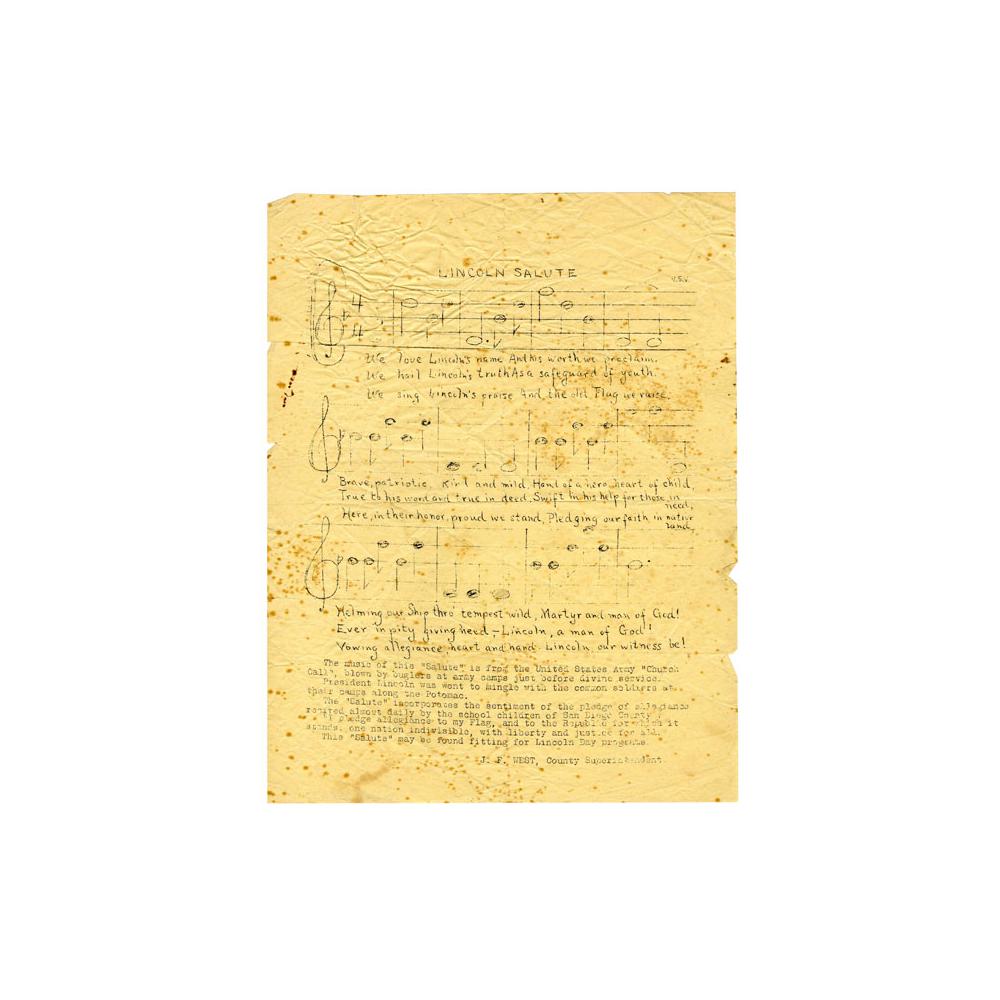 Image: Lincoln Salute