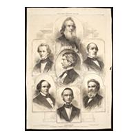 Image: The Members of President Lincoln's Cabinet