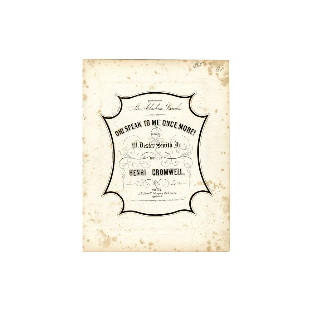 Image: Oh! Speak to Me Once More!