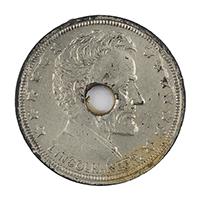 Image: Abraham Lincoln token