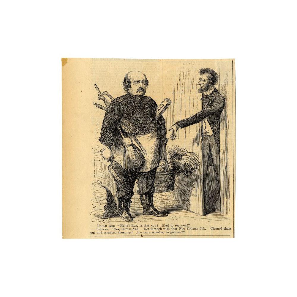 Image: Uncle Abe and Butler Cartoon