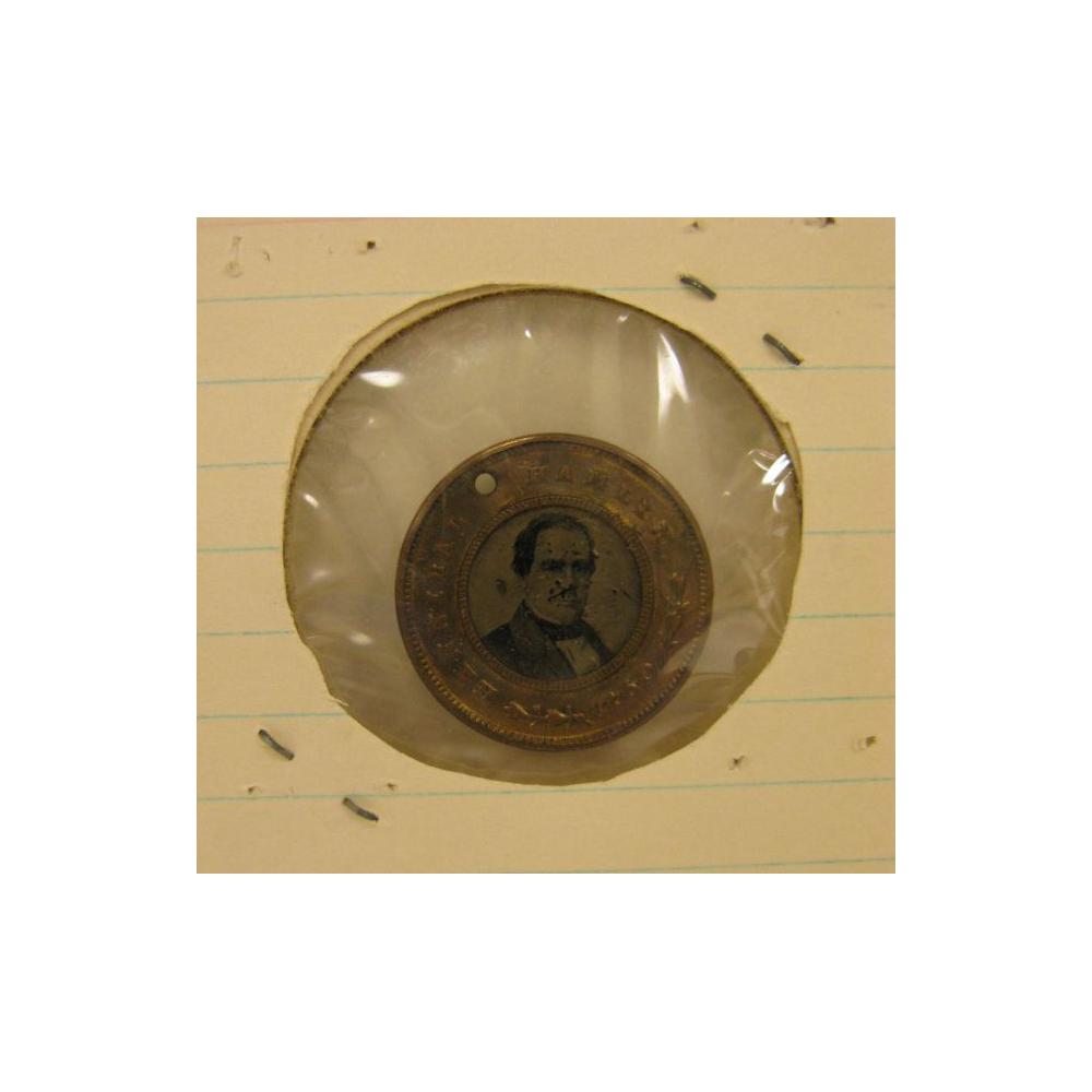 Image: Abraham Lincoln campaign button