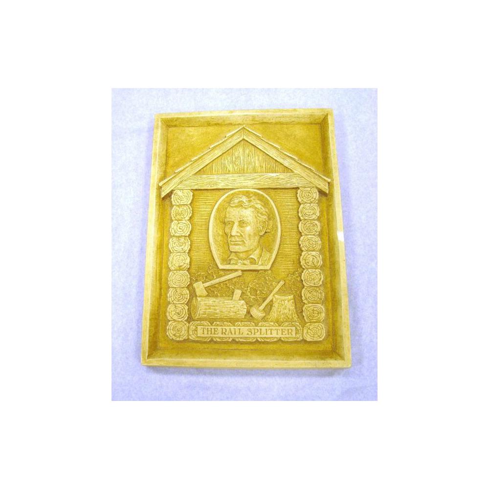 Image: Framed relief of Abraham Lincoln
