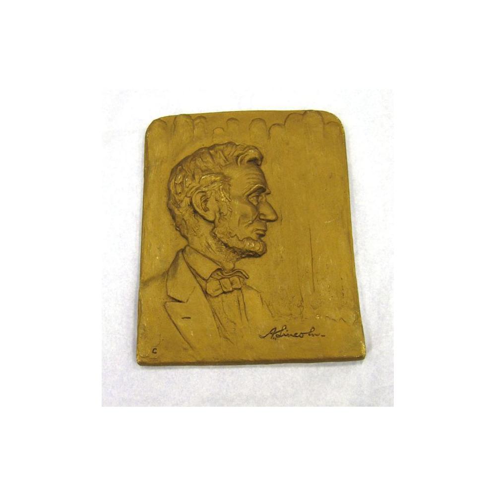 Image: Plaque of Abraham Lincoln