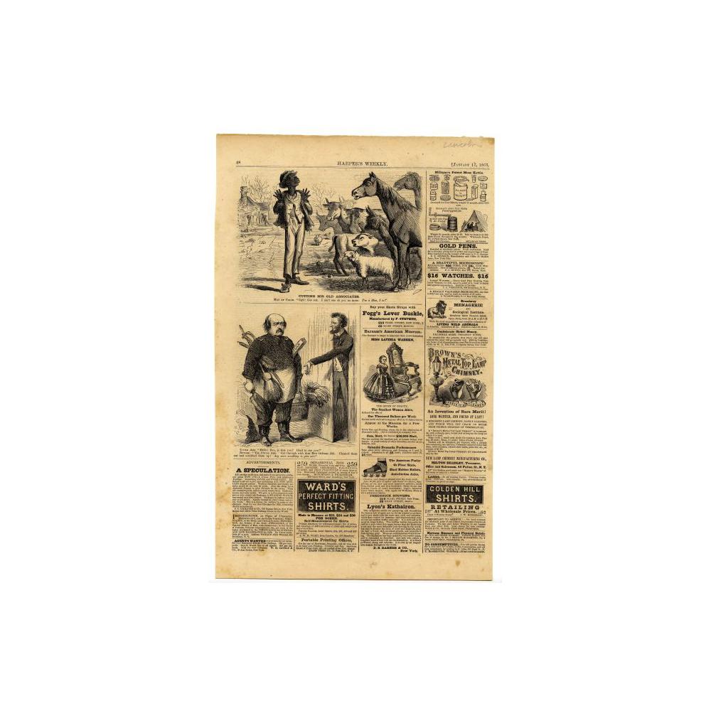 Image: Lincoln and Butler cartoon