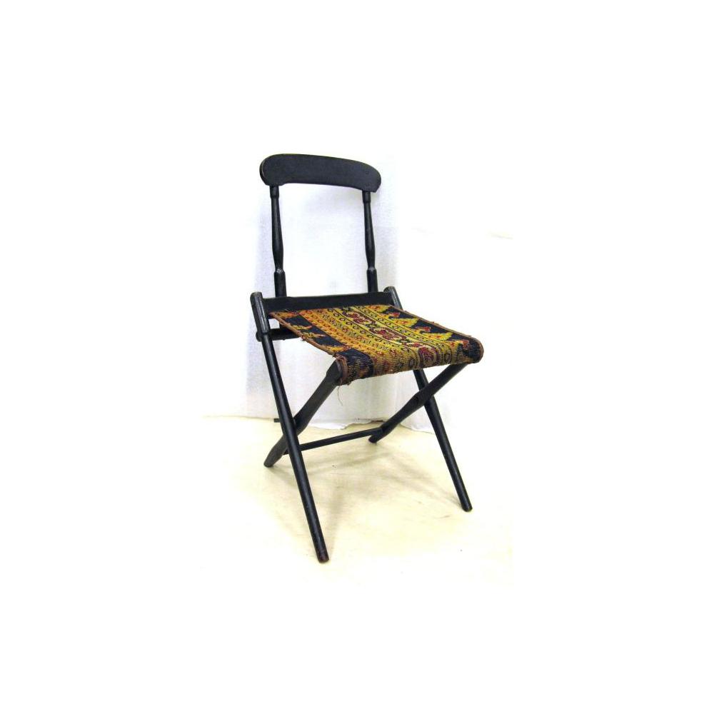 Image: folding officer's camp chair