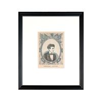 Image: Abraham Lincoln from a Photograph by Hesler, Issued for the 1860 Republican National Convention