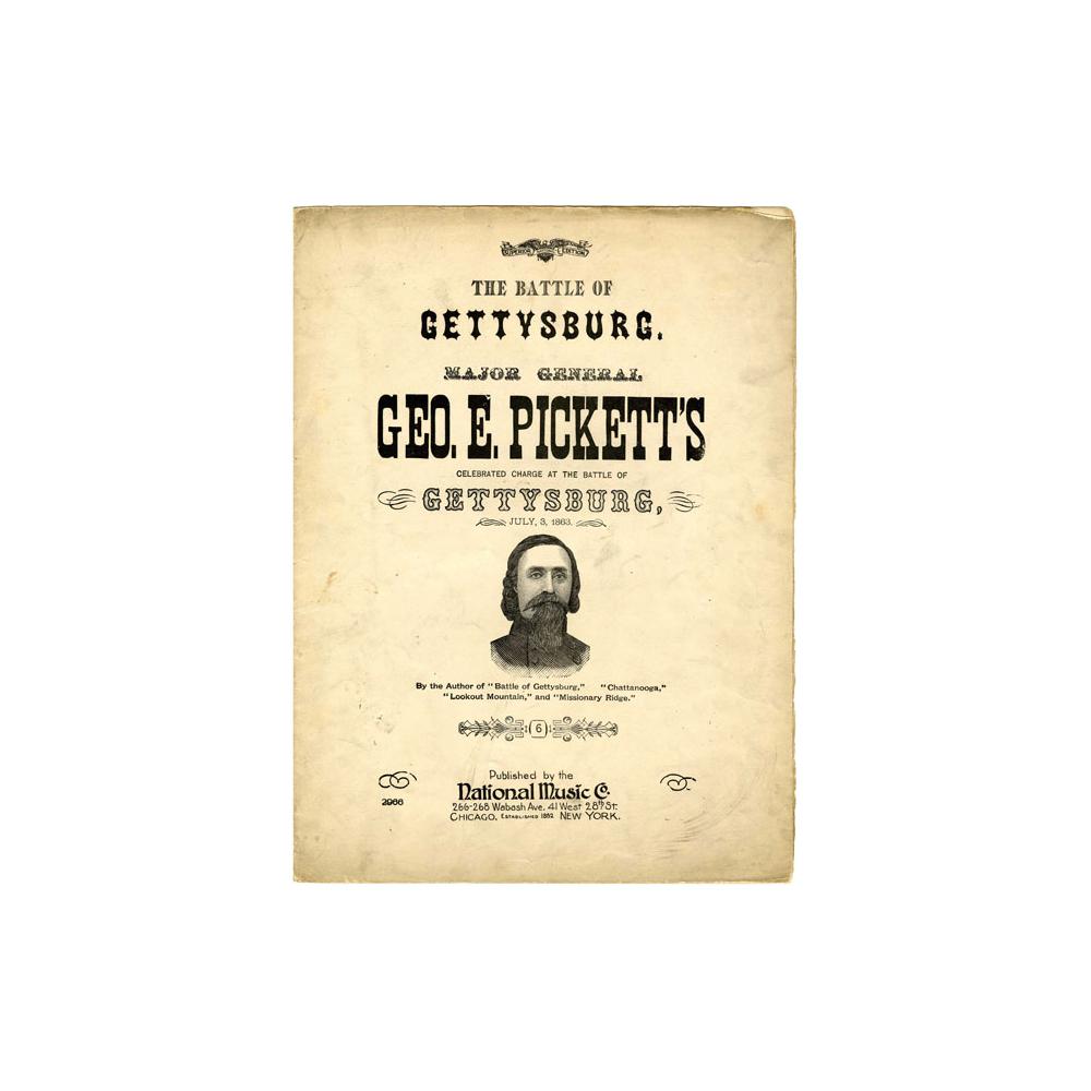 Image: Major General Geo. E. Pickett's Charge at the Battle of Gettysburg, July, 3, 1863
