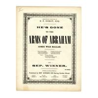 Image: He's Gone to the Arms of Abraham