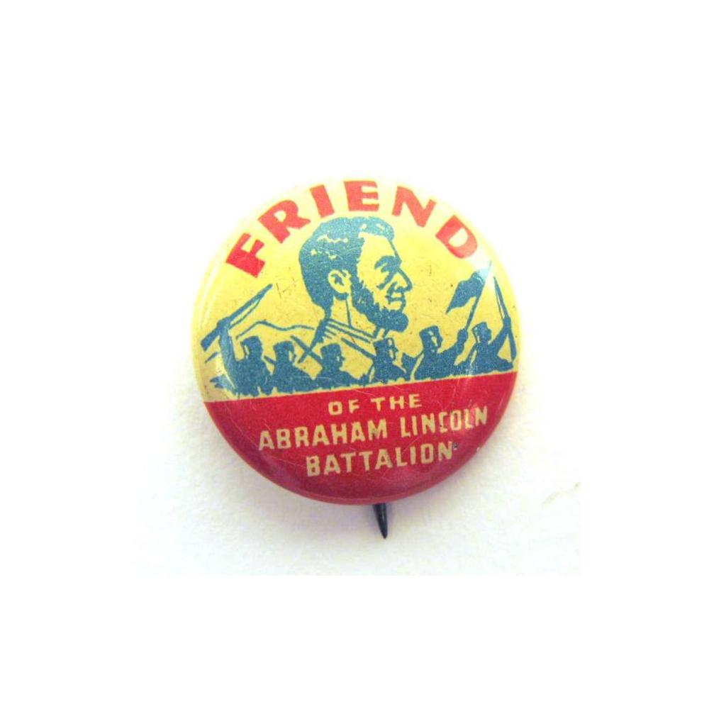 Image: Friend of the Abraham Lincoln Battalion button