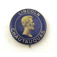 Image: Lincoln Chautauquas button