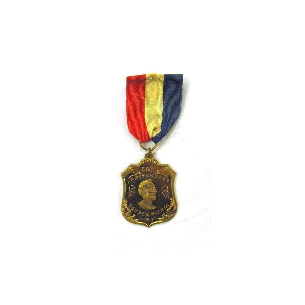 Image: 26th Regiment Wisconsin Volunteers Anniversary badge