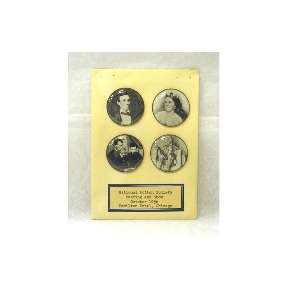 Image: Placard with four buttons