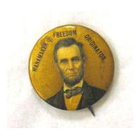 Image: Abraham Lincoln pin