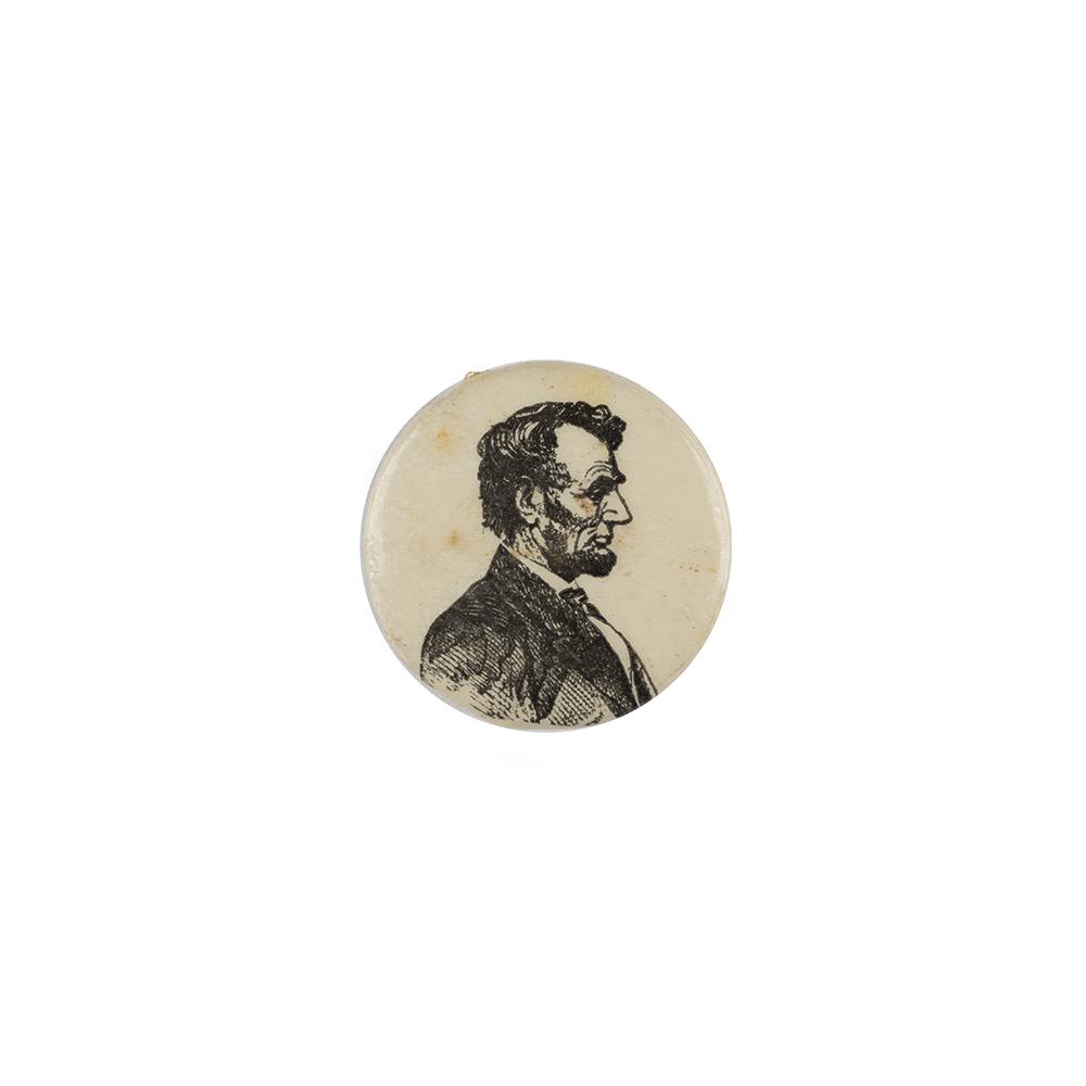 Image: Abraham Lincoln  political tab button